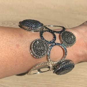 Sparkly cuff bracelet.